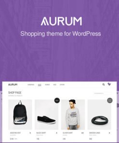 Aurum Minimalist Shopping Theme