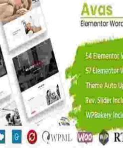 Avas Theme GPL Multi-Purpose Elementor WordPress Websites