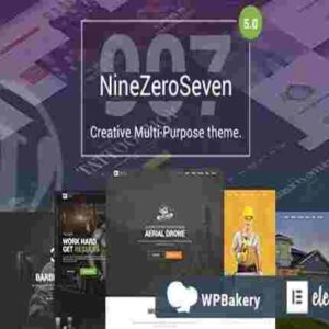 907 Theme GPL Responsive Multi-Purpose WordPress Websites
