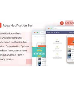 Apex Notification Bar Responsive Notification Bar Plugin for WordPress