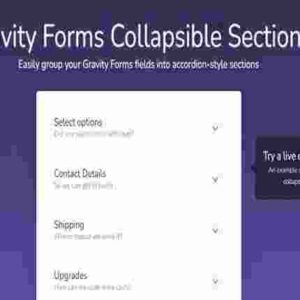 Jetsloth Gravity Forms Collapsible Sections Addon GPL 1.4.2