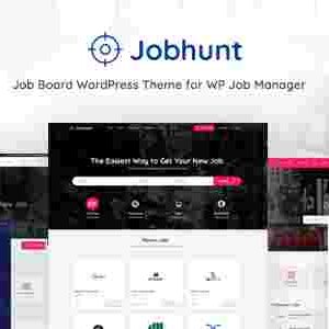 Jobhunt Job Board WordPress theme for WP Job Manager