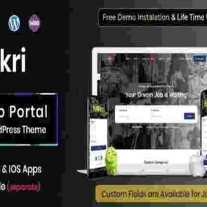 Nokri Theme GPL Job Board WordPress Theme