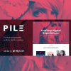 PILE – An Uncoventional WordPress Portfolio Theme