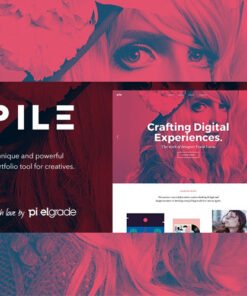 PILE – An Uncoventional WordPress Portfolio Theme