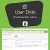 PrivateContent User Data Add-on