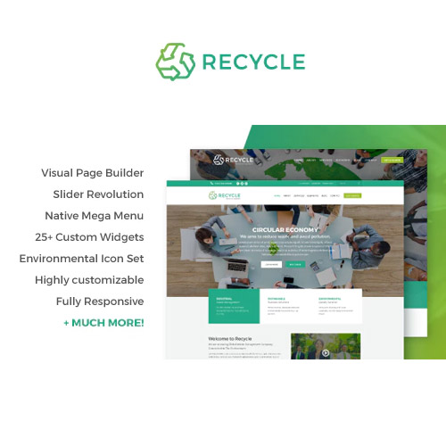 Recycle Environmental & Green Business WordPress Theme