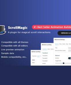 Scroll Magic WordPress Scrolling Animation Builder Plugin