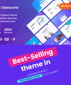 Saasland MultiPurpose WordPress Theme for Startup