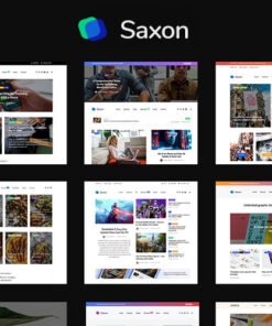 Saxon Viral Content Blog Magazine WordPress Theme
