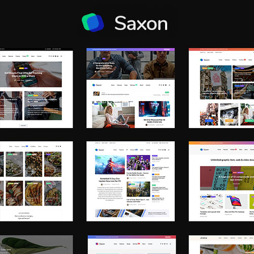 Saxon Viral Content Blog Magazine WordPress Theme