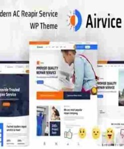 Airvice Theme GPL AC Repair Services WordPress Theme