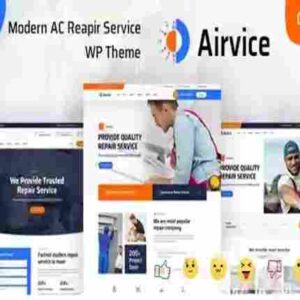 Airvice Theme GPL AC Repair Services WordPress Theme