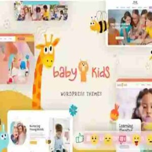Baby Kids Theme GPL Education Primary School Children WordPress