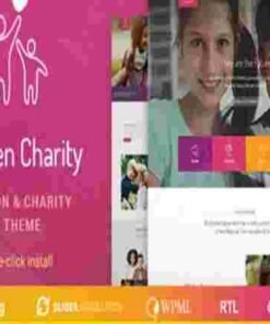 Children Charity Theme GPL Nonprofit & NGO WordPress Theme