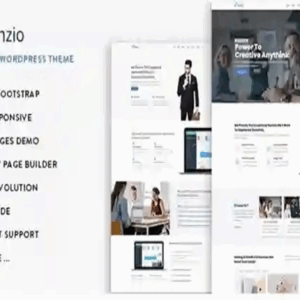 Enzio Theme GPL Responsive Business WordPress Theme