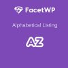 FacetWP – Alphabetical Listing