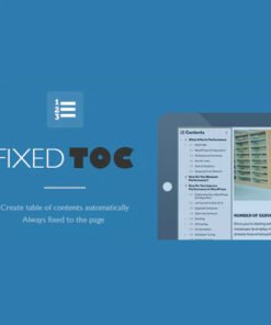 Fixed TOC – table of contents for WordPress plugin