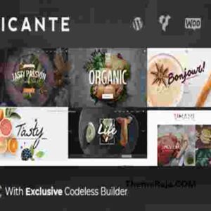 Picante Theme GPL Restaurant WordPress Websites