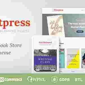 Printpress Theme GPL Book Publishing WordPress Theme