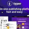 Typer Theme GPL Amazing Blog and Multi Author Publishing Theme