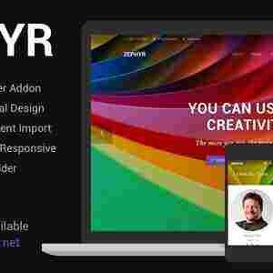 Zephyr Theme GPL – Material Design Theme Latest Version