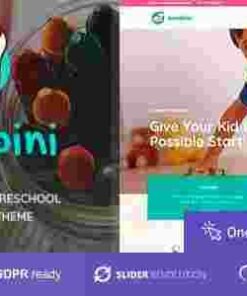 Bambini Theme GPL Kindergarten & Pre-School Theme