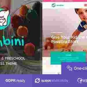 Bambini Theme GPL Kindergarten & Pre-School Theme
