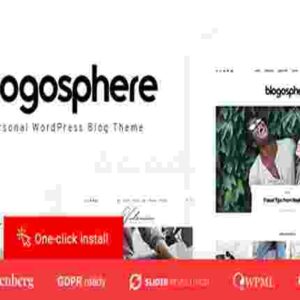 Blogosphere Theme GPL 1.2.3 Multipurpose Blogging Theme