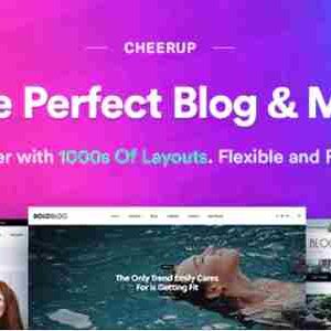 CheerUp Blog Magazine – WordPress Blog Theme