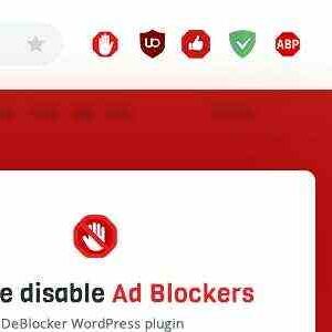 DeBlocker Anti AdBlock for WordPress