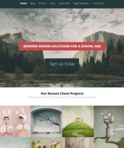 Elegant Themes Vertex WordPress Theme