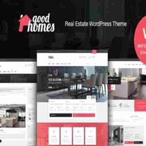 Good Homes Theme GPL A Contemporary Real Estate WordPress Theme