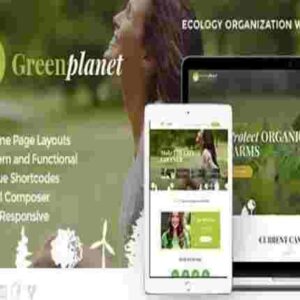Green Planet Theme GPL Environmental Non-Profit Organization WordPress Theme