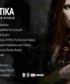 Kinetika Theme GPL Fullscreen Photography Theme