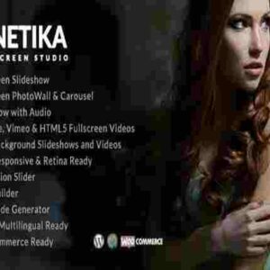 Kinetika Theme GPL Fullscreen Photography Theme