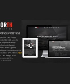 North – One Page Parallax WordPress Theme