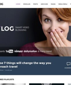 Vlog – Video Blog Magazine WordPress Theme