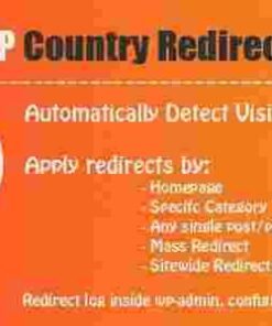 WP GeoIP Country Redirect Plugin GPL Plugin