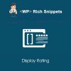 WP Rich Snippets Display Rating
