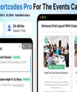 The Events Calendar Shortcode and Templates Pro WordPress Plugin