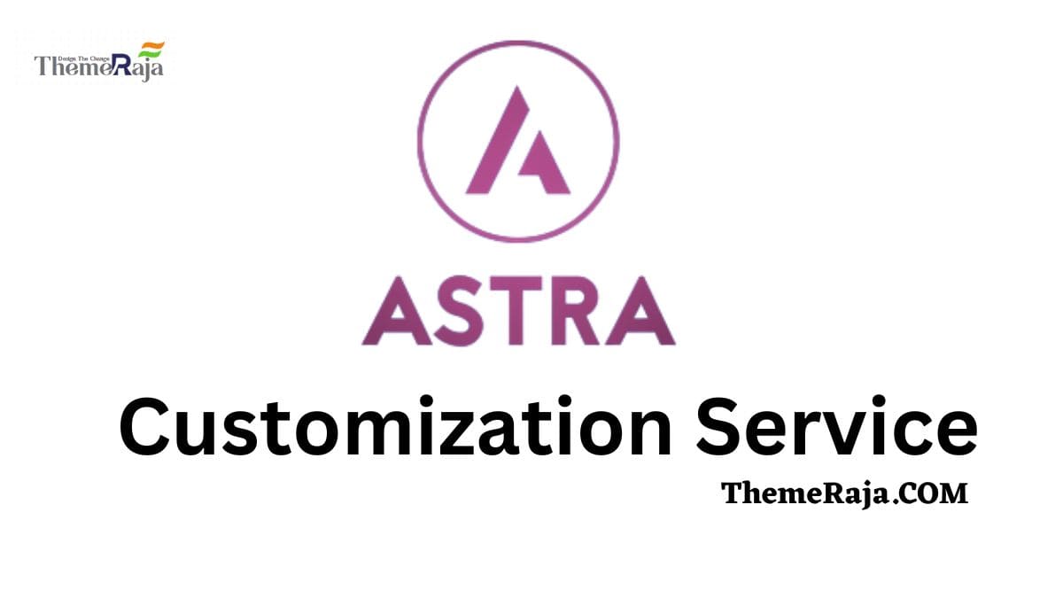 Astra Theme Customization Service