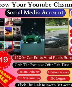 1400+ Car Edits Viral Reels Bundle