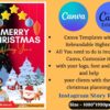 Merry Christmas Customizable Templates Canva Editable