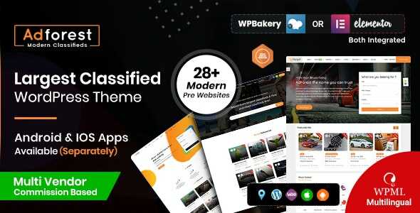 AdForest Theme GPL – Classified Ads WP Theme