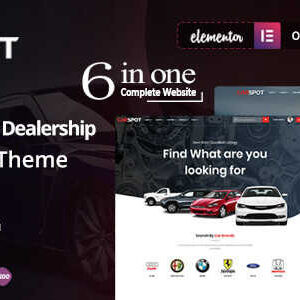 CarSpot Theme GPL Automotive Car Dealer WordPress Classified Theme