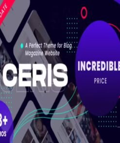 Ceris Magazine & Blog WordPress Theme