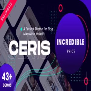 Ceris Magazine & Blog WordPress Theme