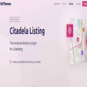 Citadela Listing The universal directory plugin for Gutenberg