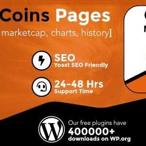 Coins MarketCap GPL WordPress Cryptocurrency Plugin